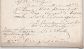 Louis d'AURELLE DE PALADINES Lettre autographe sign&eacute;e 1857 au G&eacute;n&eacute;ral Division. Louis d'AURELLE DE PALADINES