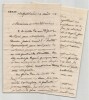 Gaston Bazille - Longue lettre autographe sign&eacute;e de 6 pages - 1885. Gaston BAZILLE