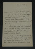 Louis Baudry de Saunier - LETTRE AUTOGRAPHE SIGN&Eacute;E &Agrave; Georges Montorgueil - 1895. Louis BAUDRY DE SAUNIER