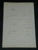 Alexandre ARNOUX - MANUSCRIT AUTOGRAPHE SIGN&Eacute; DE 2 pages - Guerre. Alexandre ARNOUX