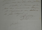 Louise COLET- LETTRE AUTOGRAPHE SIGN&Eacute;E. Louise COLET