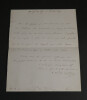Boniface de Castellane - LETTRE AUTOGRAPHE SIGN&Eacute;E AU G&eacute;n&eacute;ral de Geraudon, 1857. Boniface de Castellane
