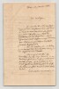Jean-Gustave Courcelle-Seneuil - Lettre autographe sign&eacute;e - [1855]. Jean-Gustave COURCELLE-SENEUIL
