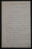 Henri de NOUSSANNE, Journaliste - LETTRE AUTOGRAPHE SIGN&Eacute;E, Londres, 1902. Henri de NOUSSANNE