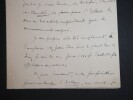 Henri de NOUSSANNE, Journaliste - LETTRE AUTOGRAPHE SIGN&Eacute;E, Londres, 1902. Henri de NOUSSANNE
