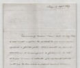 Pierre Simon de Dreux-Br&eacute;z&eacute; - pr&eacute;lat et &eacute;v&ecirc;que - Lettre autographe sign&eacute;e - 1849. Pierre Simon de Dreux-Br&eacute;z&eacute;