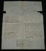 Friedrich Hofmann, &eacute;crivain saxon - Manuscrit po&eacute;tique autographe en Allemand -. Friedrich HOFMANN