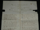 Friedrich Hofmann, &eacute;crivain saxon - Manuscrit po&eacute;tique autographe en Allemand -. Friedrich HOFMANN