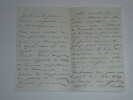 Hortense FLOQUET - 3 LETTRES AUTOGRAPHES SIGN&Eacute;ES + 1 LAS D'UN D&Eacute;PUT&Eacute; - 1888. Hortense FLOQUET