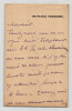 Lucien Guitry - Lettre autographe sign&eacute;e "un rendez-vous aussi bizarre" 2 pages. Lucien GUITRY