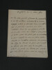Michel de Chamillart - Lettre autographe sign&eacute;e - 1698. Michel de CHAMILLART