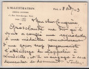 Ren&eacute; BASCHET - Carton  autographe sign&eacute;, L'Illustration, 1913, Zeppelin. Ren&eacute; BASCHET