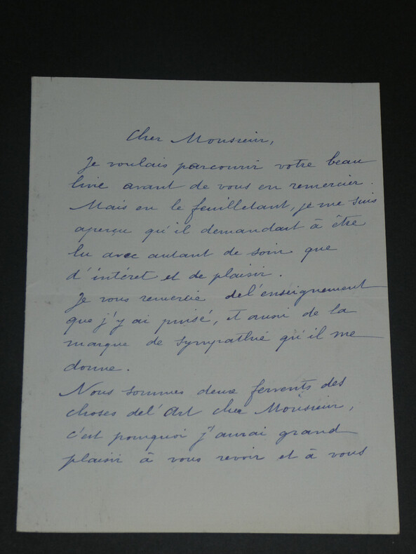 Alfred ROLL, peintre - LETTRE AUTOGRAPHE SIGN&Eacute;E, 2 pages, 1880. Alfred ROLL