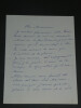 Alfred ROLL, peintre - LETTRE AUTOGRAPHE SIGN&Eacute;E, 2 pages, 1880. Alfred ROLL
