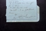 WOLFF Albert - CARTE LETTRE AUTOGRAPHE SIGN&Eacute;E, PREMI&Egrave;RE GUERRE MONDIALE, 1915. Albert WOLFF
