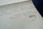 LEBRUN Pierre-Antoine - LETTRE SIGN&Eacute;E, R&Eacute;DIG&Eacute;E PAR M. CUVIER, PARIS 1837. Pierre-Antoine LEBRUN