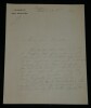 Paul Bert - Lettre autographe sign&eacute;e &agrave; Eug&egrave;ne Risler - Chambre des d&eacute;put&eacute;s, 1880. Paul BERT