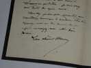 Luc Olivier Merson - LETTRE AUTOGRAPHE SIGN&Eacute;E - 2 pages. Luc-Olivier MERSON
