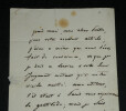 Benjamin ANTIER - Lettre autographe sign&eacute;e &agrave; Monsieur Louis PEISSE. Benjamin ANTIER