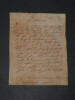 Manuscrit - Autorisation d'un marchand hongrois &agrave; repasser la fronti&egrave;re - 1792. 