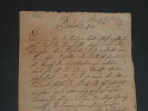 Manuscrit - Autorisation d'un marchand hongrois &agrave; repasser la fronti&egrave;re - 1792. 