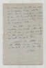 Jean-Pierre Faye - Longue lettre autographe sign&eacute;e &agrave; Thierry Maulnier - 7 pages. Jean-Pierre FAYE