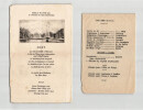 Vincent AURIOL - Lot d'invitations &agrave; des diners avec le Pr&eacute;s. de la R&eacute;publique. Vincent AURIOL