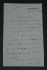 Alexandre ARNOUX - LETTRE AUTOGRAPHE SIGN&Eacute;E &Agrave; Pierre LHOSTE - 1935. Alexandre ARNOUX