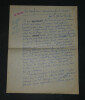 G&eacute;n&eacute;ral Andr&eacute; BEAUFRE MANUSCRIT AUTOGRAPHE SIGN&Eacute; D&eacute;tente Est-Ouest - 1970 5pages. Andr&eacute; BEAUFRE