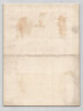 Adolphe L&eacute;on Willette - Billet autographe sign&eacute; de f&eacute;licitations &agrave; G. Hoentschel. Adolphe L&eacute;on WILLETTE
