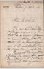Louis d'AURELLE DE PALADINES Lettre autographe sign&eacute;e, Lyon, 1877, 3 pages. Louis d'AURELLE DE PALADINES