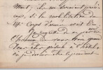 Louis d'AURELLE DE PALADINES Lettre autographe sign&eacute;e, Lyon, 1877, 3 pages. Louis d'AURELLE DE PALADINES
