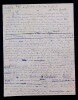 Pierre GAXOTTE, MANUSCRIT AUTOGRAPHE SIGN&Eacute; "LA FRONTIERE ENTRE DEUX TROTTOIRS". Pierre GAXOTTE