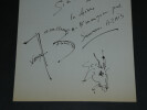 Simmone AZA&Iuml;S - PO&Eacute;TESSE &Eacute;ROTIQUE - TR&Egrave;S RARE AUTOGRAPHE SIGN&Eacute; ET DESSINS - 1973. Simmone Michel AZA&Iuml;S