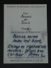 Fr&eacute;d&eacute;ric MITTERRAND - CARTE DE VOEUX AUTOGRAPHE SIGN&Eacute;E. Fr&eacute;d&eacute;ric MITTERRAND