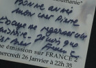 Fr&eacute;d&eacute;ric MITTERRAND - CARTE DE VOEUX AUTOGRAPHE SIGN&Eacute;E. Fr&eacute;d&eacute;ric MITTERRAND