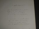 Paul DEROULEDE - POEME AUTOGRAPHE de 3 pages dat&eacute; du 25 janvier 1852 &agrave; Madrid. Paul D&Eacute;ROUL&Egrave;DE