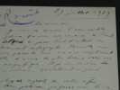 Robert Randau - Carte lettre autographe sign&eacute;e &agrave; Armand Godoy - Foch - 1929. Robert RANDAU