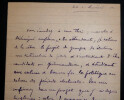 Henri de NOUSSANNE, Journaliste - LETTRE AUTOGRAPHE SIGN&Eacute;E DE  3 PAGES, 1902. Henri de NOUSSANNE