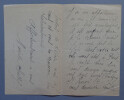 Mariette SULLY, Chanteuse - LETTRE AUTOGRAPHE SIGN&Eacute;E DE 3 PAGES. Mariette SULLY