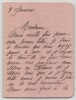 Marie d'Orl&eacute;ans princesse Valdemar de Danemark - Lettre autographe sign&eacute;e 1898. Marie d'Orl&eacute;ans