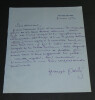 Fran&ccedil;ois Porch&eacute; - Lettre autographe sign&eacute;e &agrave; A. Godoy - Foch - 1930. Fran&ccedil;ois PORCH&Eacute;