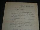 Roger VERCEL - LETTRE AUTOGRAPHE SIGN&Eacute;E, exemplaire pour la presse , 1943. Roger VERCEL