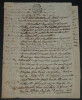 Canal Royal rente viag&egrave;re des av&eacute;rages Abbaye de Saint Quentin 1785 - 1786. 