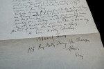 Marcel LENOIR - LETTRE DE CONDOL&Eacute;ANCES AUTOGRAPHE SIGN&Eacute;E &Agrave; Henry LAPAUZE, Paris. Marcel LENOIR