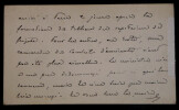 Amiral Am&eacute;d&eacute;e COURBET, Officier de marine - CARTE DE VISITE AUTOGRAPHE SIGN&Eacute;E. Am&eacute;d&eacute;e COURBET