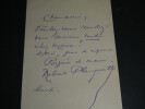 Robert PLANQUETTE, Compositeur - LETTRE AUTOGRAPHE SIGN&Eacute;E. Robert PLANQUETTE