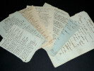 Ensemble 11 chansons patriotiques manuscrites de la R&eacute;volution fran&ccedil;aise de 1789. 