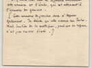 Roger Martin du Gard - Manuscrit autographe "Modification office du tertre". Roger MARTIN DU GARD