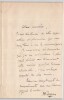 Pascal-Adolphe-Jean Dagnan-Bouveret- Lettre autographe sign&eacute;e - 1899. Pascal-Adolphe-Jean DAGNAN-BOUVERET
